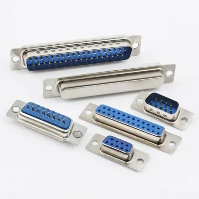 Shengjinwei DB9/15/25/37 RS232 Serial Port COM Male/Female Connector with Housing Solder-Type 9-Pin 9-Core
