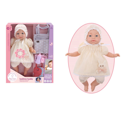 14 Inch Soft Vinyl Reborn Dolls for Girls Cartoon Toy