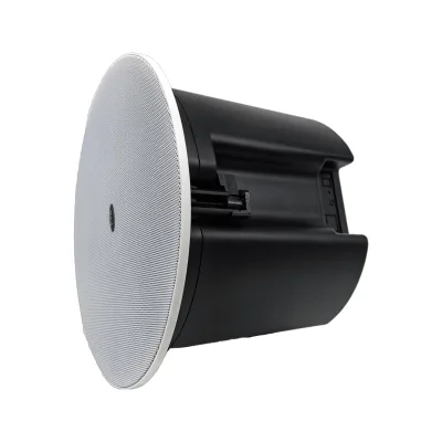 8"+1" Coaxial Frameless Ceiling Speaker 120W 8Ohm 96dB ABS Inbuilt 25-Core Tweeter Ceiling Mount Speaker for Conference PA