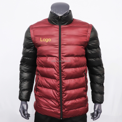 Akilex Brand Custom Logo Designer Fashionable Windbreaker Hooded Parka Winter Down Puffer Coat Men's Jacket
