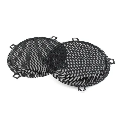 Motorcycle Front Headlight Fairing Metal Mesh Speaker Grills Black for Harley Electra Street Tri Glide 1996-2013