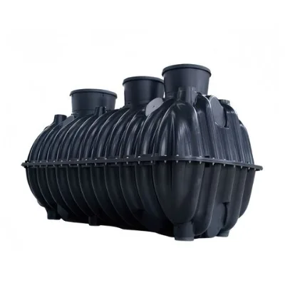 Polypropylene Three Chamber Septic Tank with Enhanced Grid Filtration for Industrial Sewage Treatment