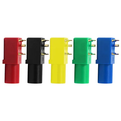 JIA LUN 4mm Banana Plug to PCB Solder Terminal Adapter 5 Color Connector for Multimeter Test Equipment