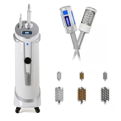 Vertical Lymphatic Drainage Fat Removal Vibration Facial Beauty Roller Slimming Machine Massager
