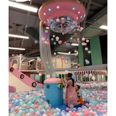 Easyfun SPIKE SBD Series Indoor Amusement Equipment Naughty Fort Ball Pool Sprinkle Ball Game Machine for Shopping Mall Use