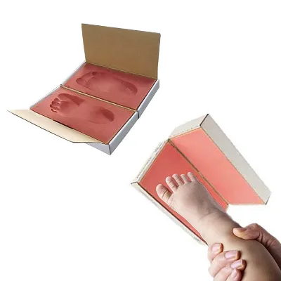 High Quality Custom Heand and Foot Impression Foam Box for Making Special Shoes