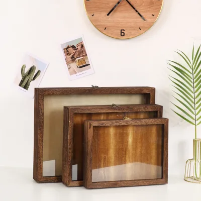Insect Specimen Shadow Box Frame Shadow Box Display Shadow Box Display case Open on Front for Shell with Acrylic