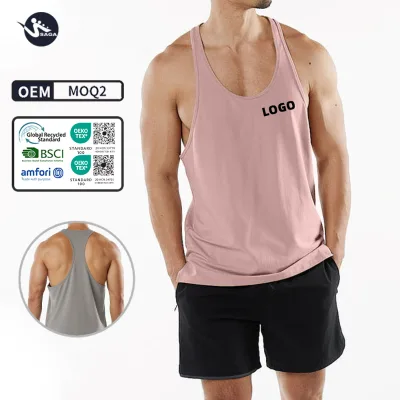 Active Wear Custom Workout Training Fitness Unique Back Cotton Spandex for Gym