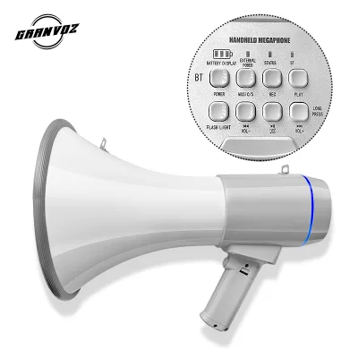 Portable Handheld Megaphone With Siren Loud and Clear Megaphone for Outdoor Events and Sports