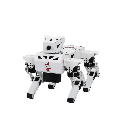Tscinbuny Bionic Quadruped Robot Dog AI Vision ROS Raspberry Pi Voice Mechanical Puppy for STEM Education Python Arduino