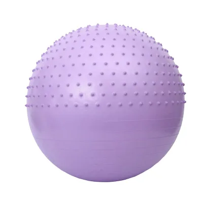 New 75cm Pvc Half Massage Yoga Balance Stability Exercise Ball with Spiky Granules