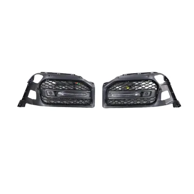 Carbon Fiber Material Front Bumper Fog Light Frame With LED for G63 W464 2019+ Car Parts