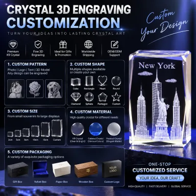 Factory Custom World Landmark Crystal Carvings Sydney Opera House Australia World Scenery Home Furnishings for Tourism Souvenirs
