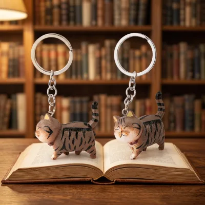 Wholesale Full 3D PVC Keychain Custom Animal & Digital Rubber Soft PVC Keychains for Promotional Gift Car Bag Decoration