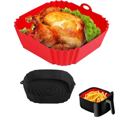 Silicone Factory Air Fryer Liner Oven Microwave Accessories Multi Design