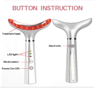 Portable LED Neck Massager - USB Rechargeable Neck Relaxer for Home, Office & Travel Use
