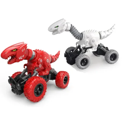 New Product Friction Powered Car Retractable Inertial Dinosaur Car for Kids Vehicle Car Toy