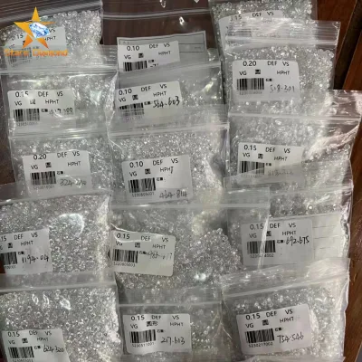 Cushion HPHT Loose Melee Lab Grown Diamond 1.2MM 1.6MM 5MM Loose Lab Grown Oval Diamonds VVS2 Lab Grown Diamond