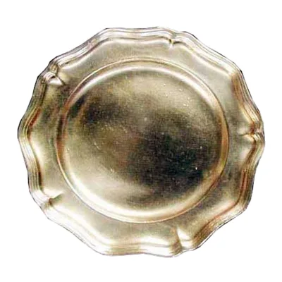 New Collection Flying Design 7 Inch Round Eco-Friendly Charger Plate on Hot Sale Custom Plated Back to School