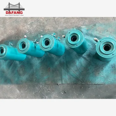Post Tension Strand Stressing 200 80 Ton Hydraulic Jack 100t Hydraulic Cylinder 100 Ton Hydraulic Prestressing Jack
