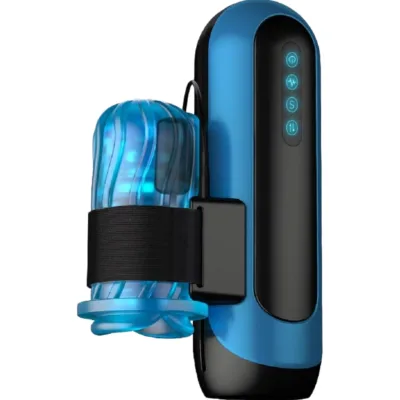 Male Automatic Masturbator with 6 Stretches, 5 Variable Speeds and 10 Vibration Modes Hands-Free Pocket Pussy Male Touch