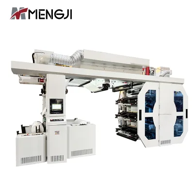 4-Color Stacking Flexographic Press With Sheet Cutting for Fruits Vegetables Chlorine-Free Wrapping Paper