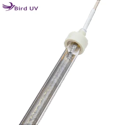 Bird UV SC05 Medium Wave Single Lamp Tube Semi Coated Gold Infrared Heating Radiator Glass 1400W