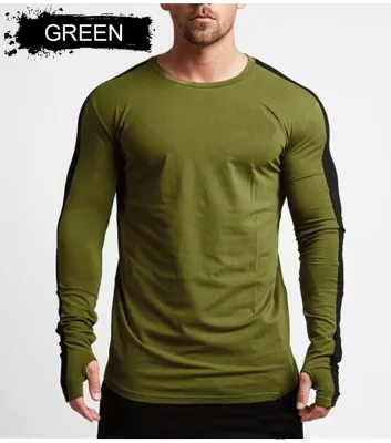 Wholesale Personalized Thick Knitted Silk Screen Printed Solid Pattern Men's Gym Fitness Streetwear Regular Fit Shirt