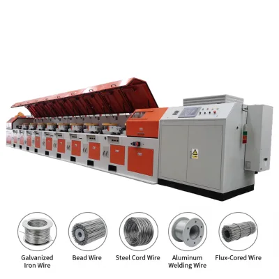 Frequency Control Cost Saving Automatic Low Carbon Steel Wire Pulling Machine Wire Drawing Machines for Nails Production