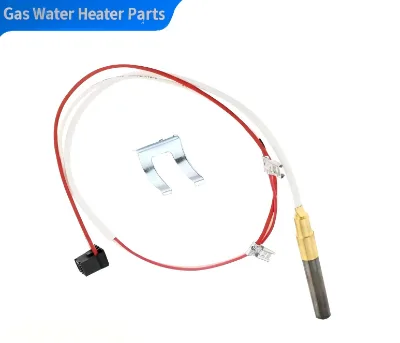 750mV Thermopile Generator With Plug Terminals Fixing Clip, Flame Out Protection Component for Residential Gas Heating Equipment