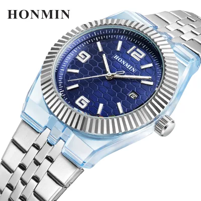 2026 Luxury Quartz Watch Made of Acrylic and Environmentally Friendly ABS case with Alloy Bands New Design Men's Watch