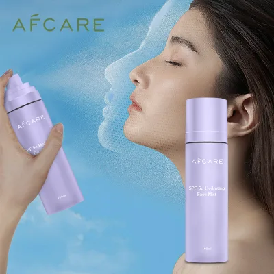 All-Natural Mineral SPF 50 Sunscreen Mist Spray Organic Aerosol with Hyaluronic Acid and Watermelon Paraben-Free OEM