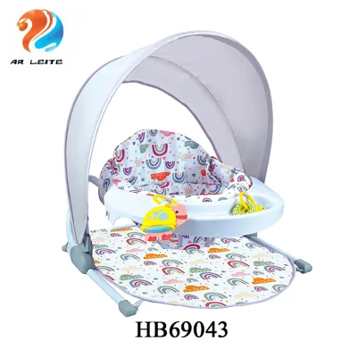 HOT SALE New Plastic Baby Floor Seat Dining Chair with Toys and Tent Safety Comfortable for Indoor/Outdoor Use 6M+