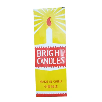 Tunisia Cheap White Taper Candles Wax Stick 1.5cm Bougies Velas