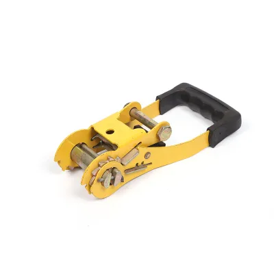 Can Be Used for Trailer Fastening Lasso Belt, High Quality 2 Inch 2 Ton Steel Ratchet Fastening Belt with Clamp Hook
