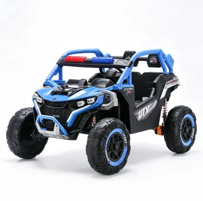 Kids Electric UTV 4WD Ride on Car,2.4G Remote Control,Dual Seater,Spring Suspension,LED Light for Kids