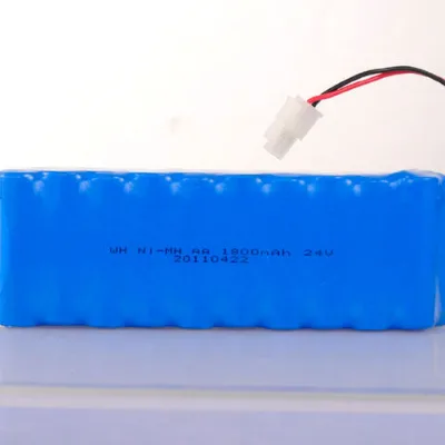 24V AA 1800mah NiMH rechargeable battery pack, Life Cycle > 1000 times