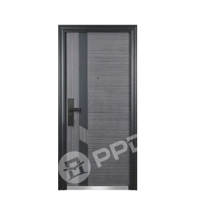 China Manufacturer Steel Doors Advanced Security Entrance Doors Customized Pattern Heat Transfering Doors for Residential Use