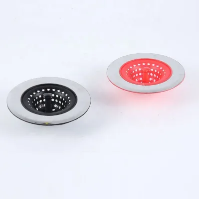 Kitchen Silicone Sink Strainer Garbage Disposal Strainer Sink Drain for Kitchen Sinks and Bathroom Floor Drain