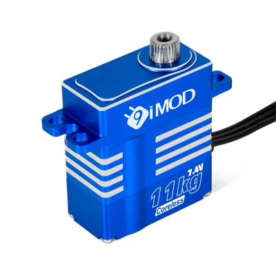 9imod RC Digital Servo 11kg Metal Gear Coreless Lightweight 4.8-8.4V for 1/12 RC Crawler Drift Car Mini Robot DIY