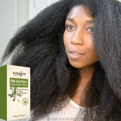 Natural Organic PHA ECO-Friendly Cold Wave Hair Perm Lotion for Black Human