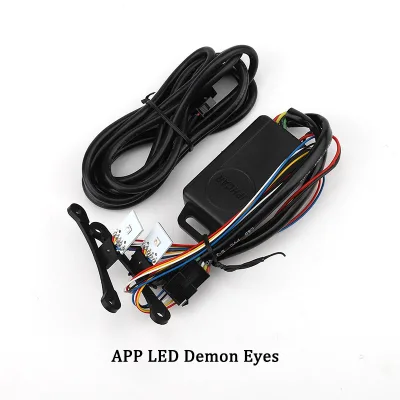 Multi-color RGB Demon Eye LED Devil Eyes With Wireless Remote for Double Lens Car Motorcycle Headlights Projector Retrofit