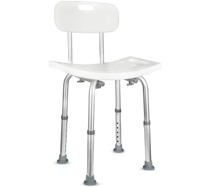 Aluminum Bath Shower Stool with Back