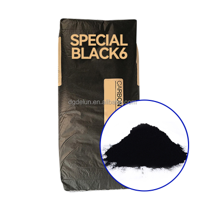 Carbon Black SPECIAL BLACK6 High Blackness Strong Coloring Power Good Dispersibility Suitable for Ink Industry
