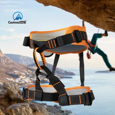 Camnal CE Certified Climbing Harness Polyester Safety Aerial Anti-Gravity Yoga Harness Resistance Band Harnais De Sécurité