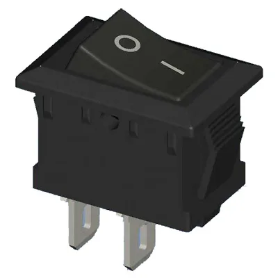2 pin on off mini rocker switch with UL ENEC approval factory top selling 6A /12A 250V