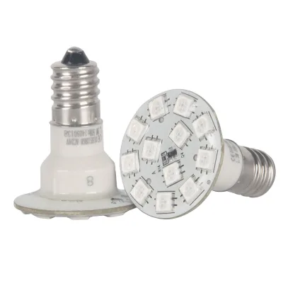 Aglare High Quality E14 24v Rgb Auto Programmed Color Changing Bulbs 5050 SMD Colour Change Rgb Led Light