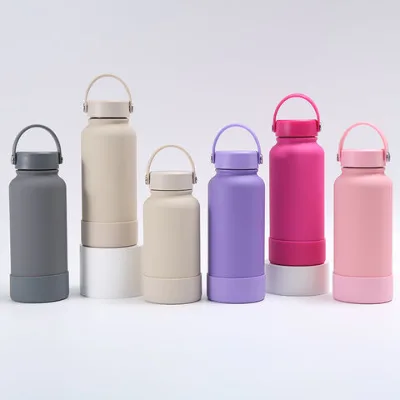 Competitive Handle anti slip bottom outdoor portable frosted large capacity insulated cup