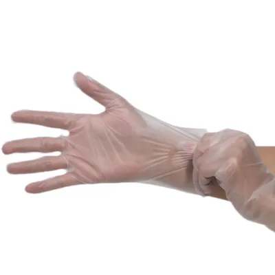 Factory Free Powder White Household and Work Food Grade Service Gloves Vinyl Powder Free