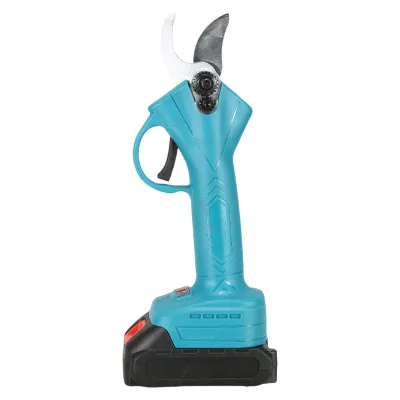 Rechargeable Lithium Battery Electric Ambidextrous Replaceable Head Dual Purpose Pruning Shears 25mm Cutting Capacity Steel